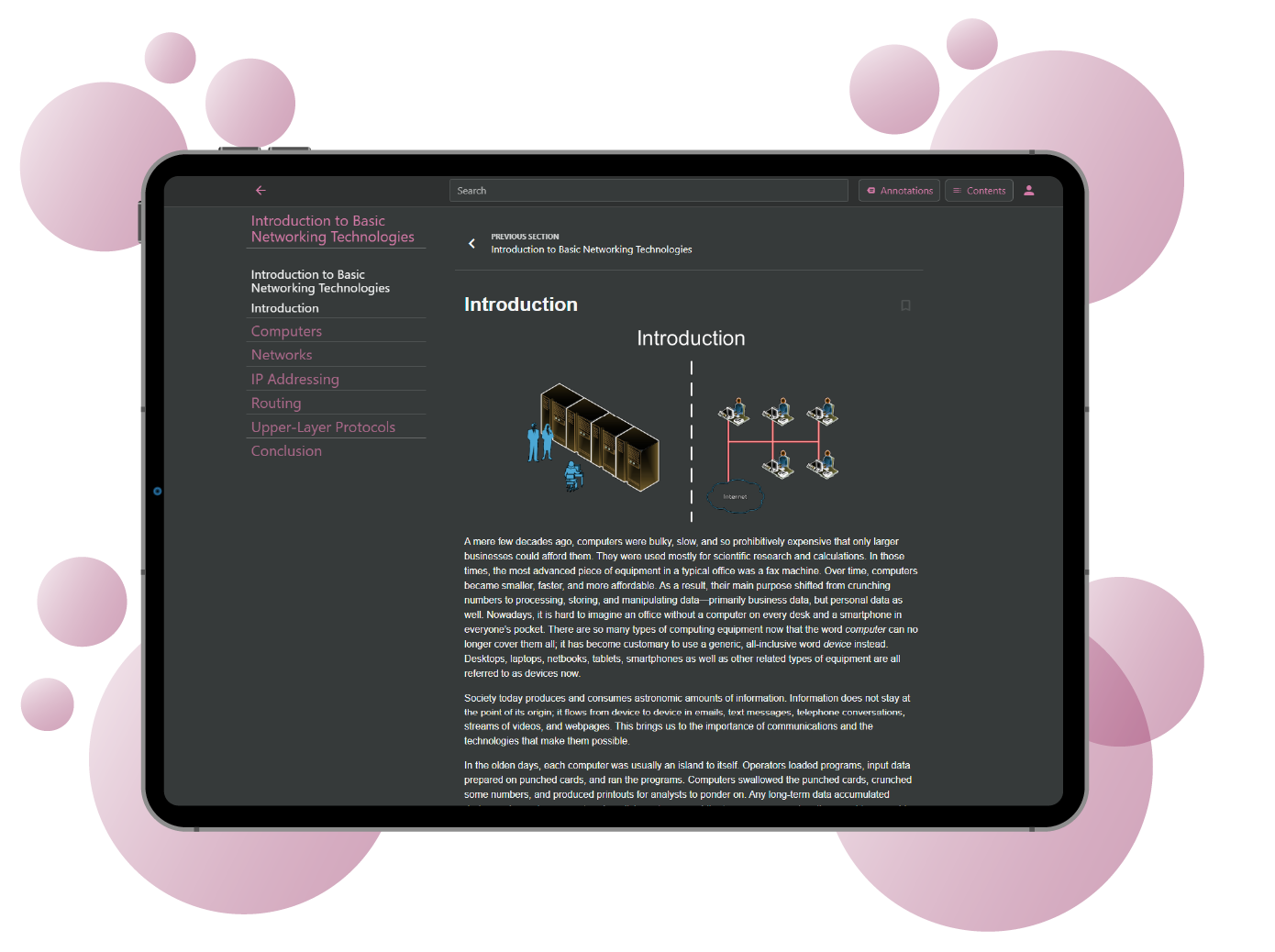 Boson Courseware for Intro to Basic Networking Technologies screenshot